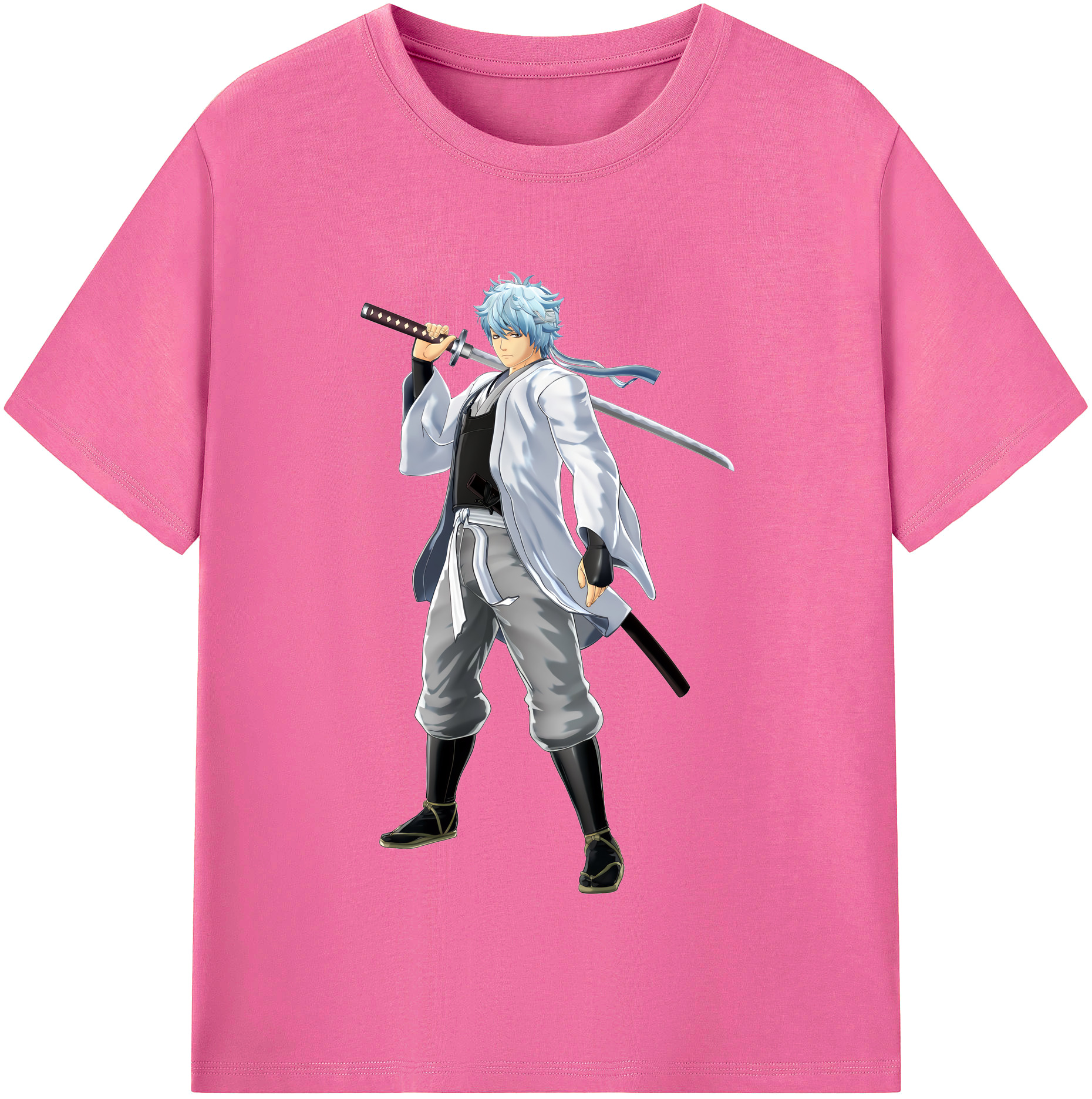 （画像用） ぎんたま 坂田銀時（さかたぎんとき） 神楽 志村新八（しむら しんぱち） GINTAMA Sakata Gintoki Kagura Shimura Shinpachi レディースカジュアルプリントTシャツ（綿100％）
